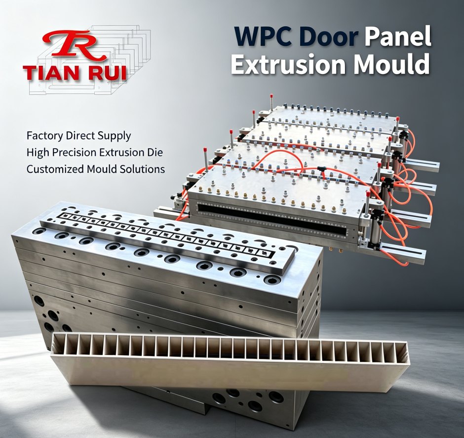 WPC door panel extrusion mould, die and calibrator set, from the factory's Alibaba store